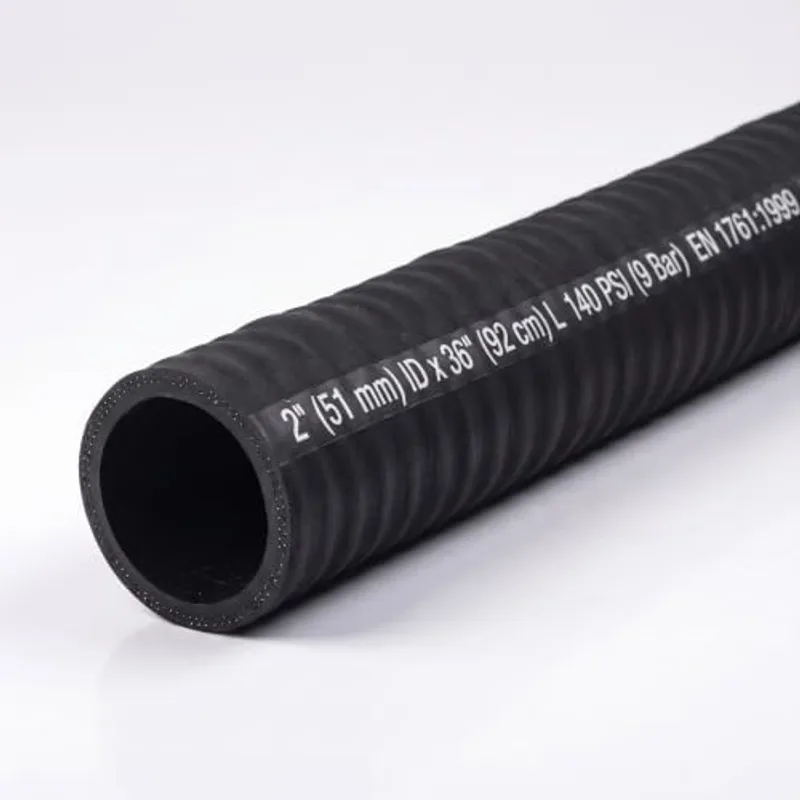 2 Inch ID x 36 Inch Fuel Filler Hose, Wire Reinforced Nitrile Rubber, Black
