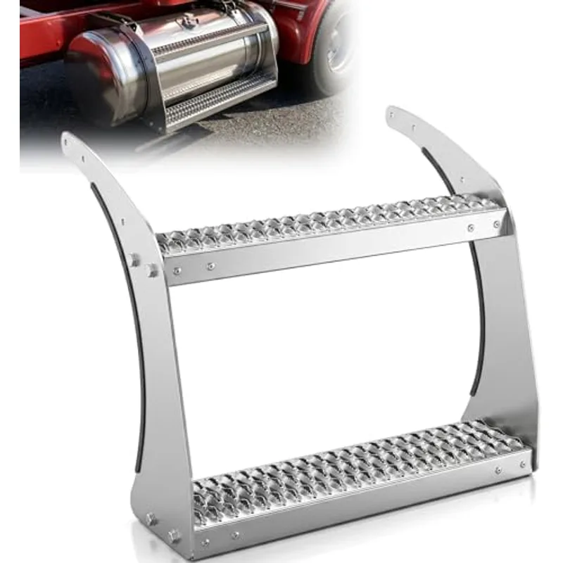 Outus 26 Inch Fuel Tank Step Compatible with Peterbilt Trucks
