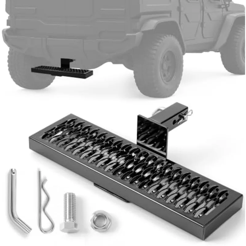 Outus 26" X 7" Hitch Step Heavy Duty for 2" Receiver, 6" Drop