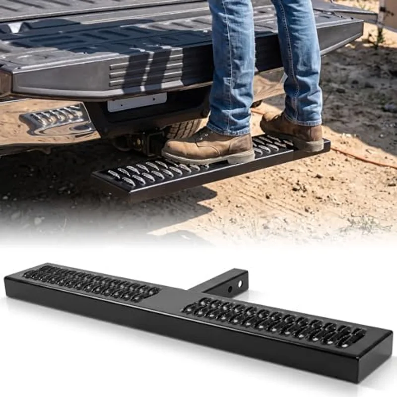 Outus 42" X 6" Hitch Step Heavy Duty for 2" Receiver, Flat with Scraper