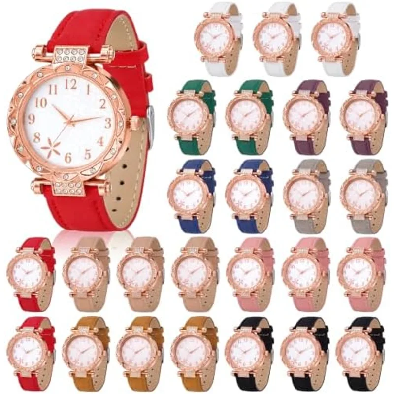 Outus 26 Pack Assorted Wrist Watch Bulk Elegant Style