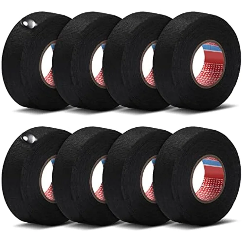 Outus Automotive Wiring Harness Cloth Tape Heat Resistant, 1 Rolls, Black