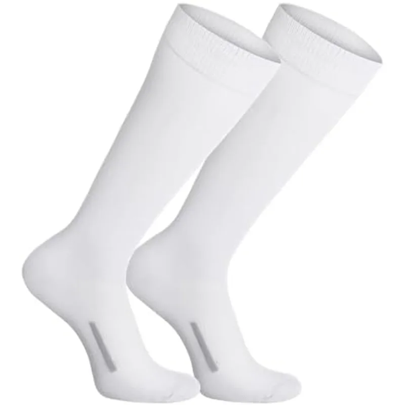Outus Baseball Soccer Football Socks for Youth, White, X-Large