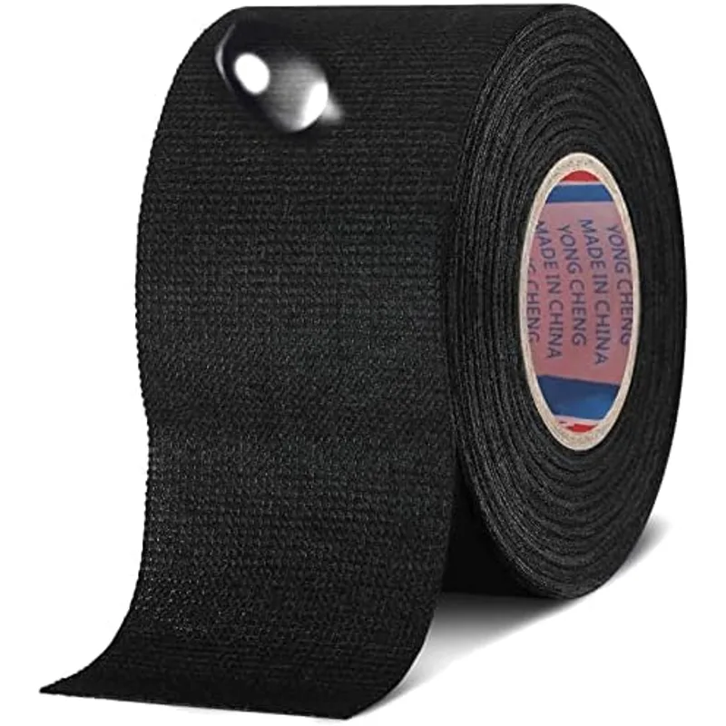 Outus Cloth Electrical Wiring Harness Tape, 1 Roll, 2 Inch X 49.2 ft, Black