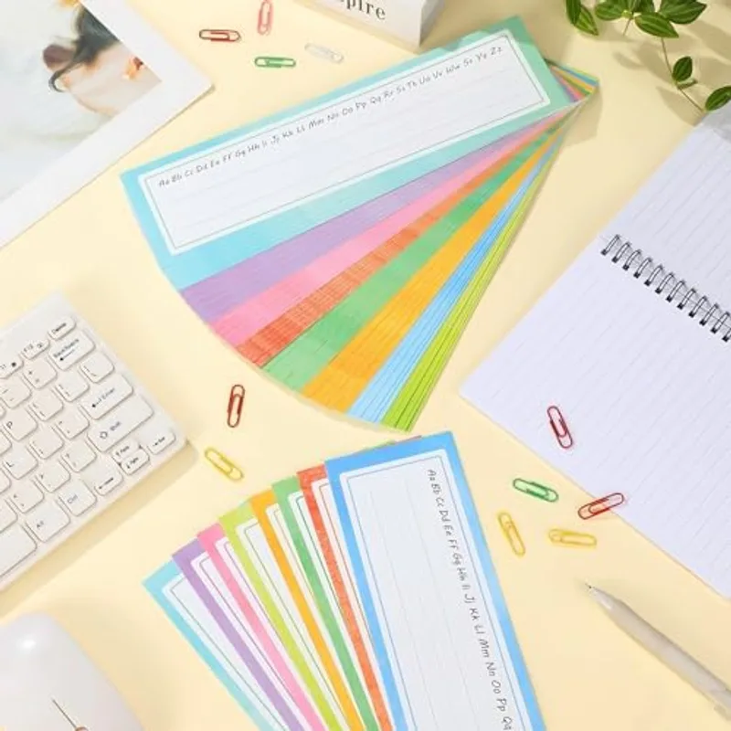 48 Pcs Colorful Boho Name Plates for Classroom Desk Name Tags Rainbow Blank Name Labels with 192 Pcs Foam Dots Double Sided Adhesive for Students Teacher Kid School Supplies Bulletin Board Decorations, Watercolor Style