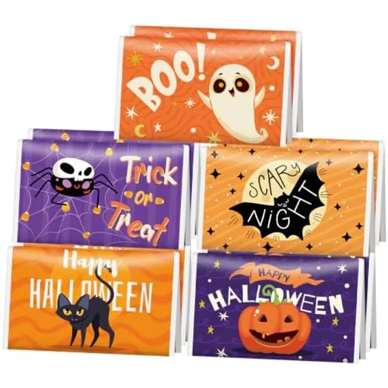 Outus 10 Pack Cute Halloween Travel Tissues Pocket Size, Slim Pack