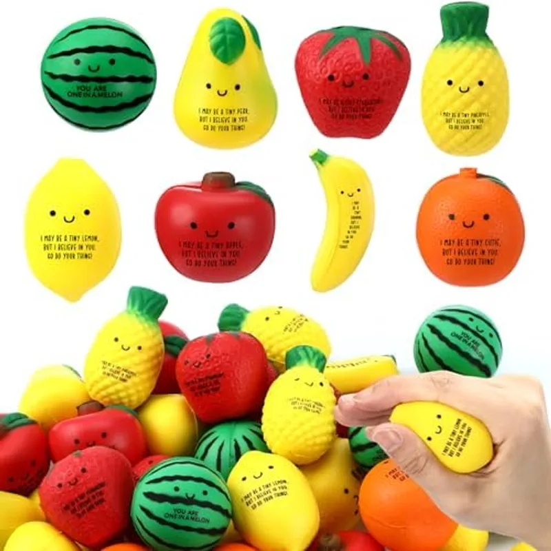 Outus 40 Pcs Fruit Party Favors, Fidget Toys for Adult Bulk, Motivated