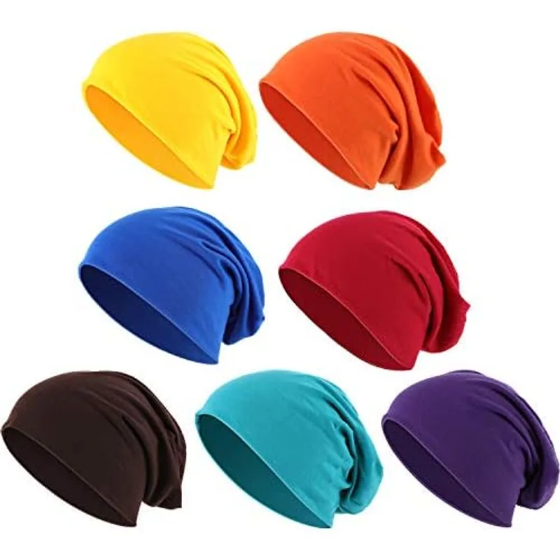 Outus 7 Pcs Halloween Dwarf Hats, Crayon Hat, Gnome Dwarf Costume Cosplay(Assorted Colors)