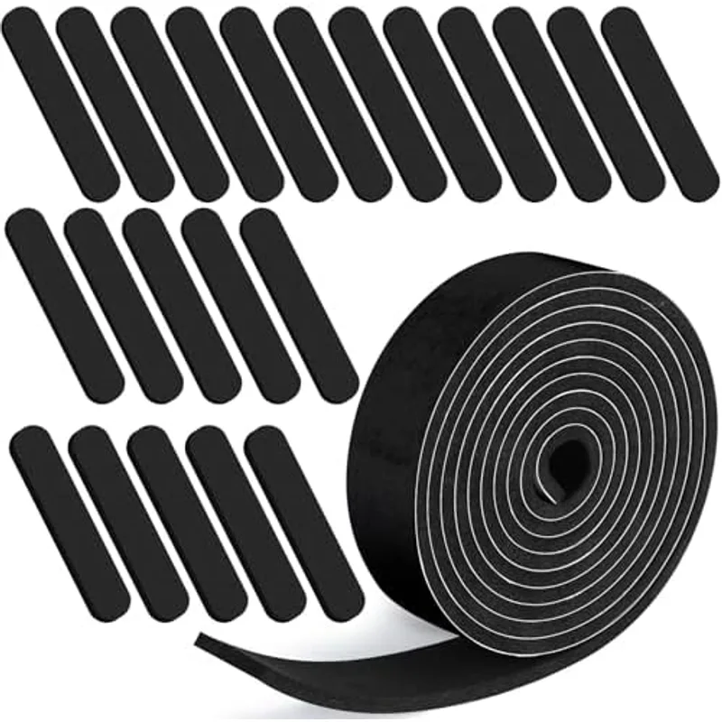 Outus 23 Pcs Hat Size Reducer Foam Tape Self Adhesive,Black