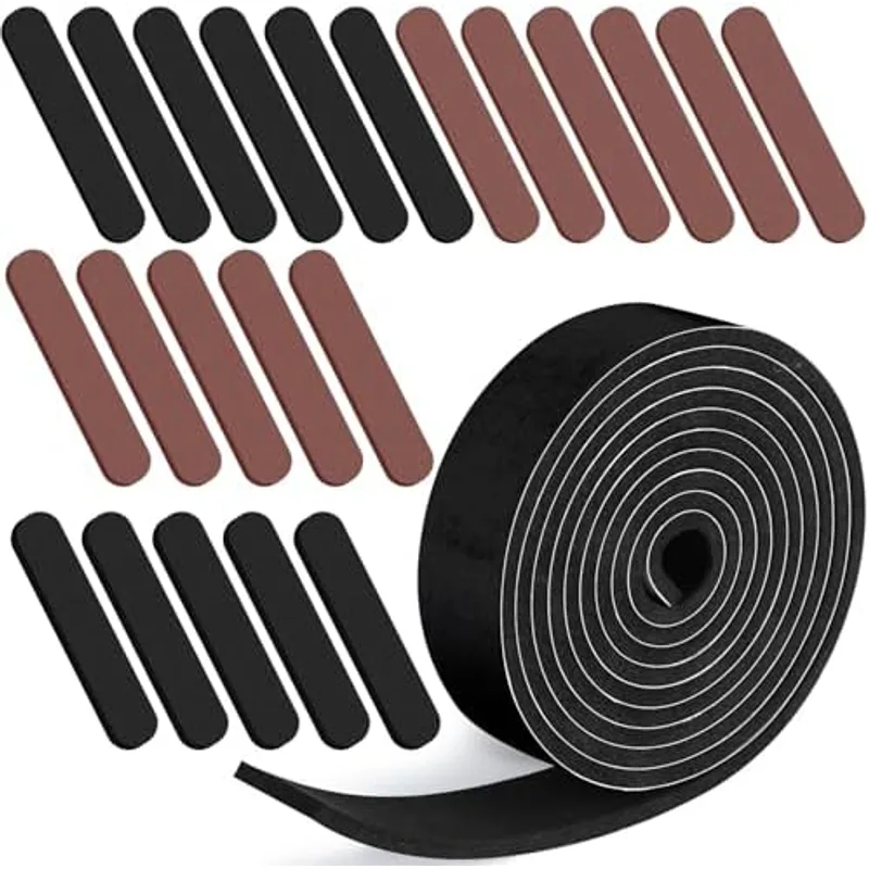 Outus 23 Pcs Hat Size Reducer Foam Tape Self Adhesive,Dark Brown