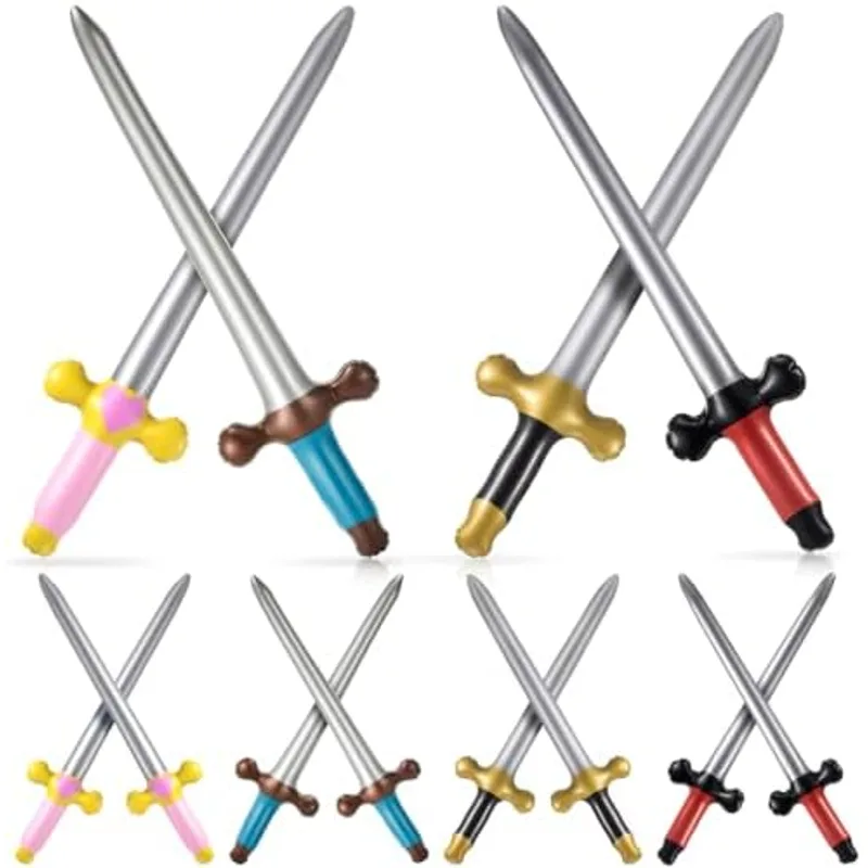 Outus Inflatable Swords Blow up Swords Party Favors,4 Colors