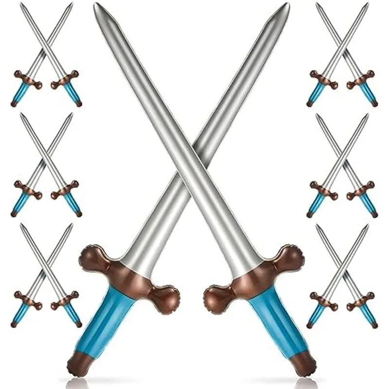 Outus Inflatable Swords Blow up Swords Party Favors,Blue
