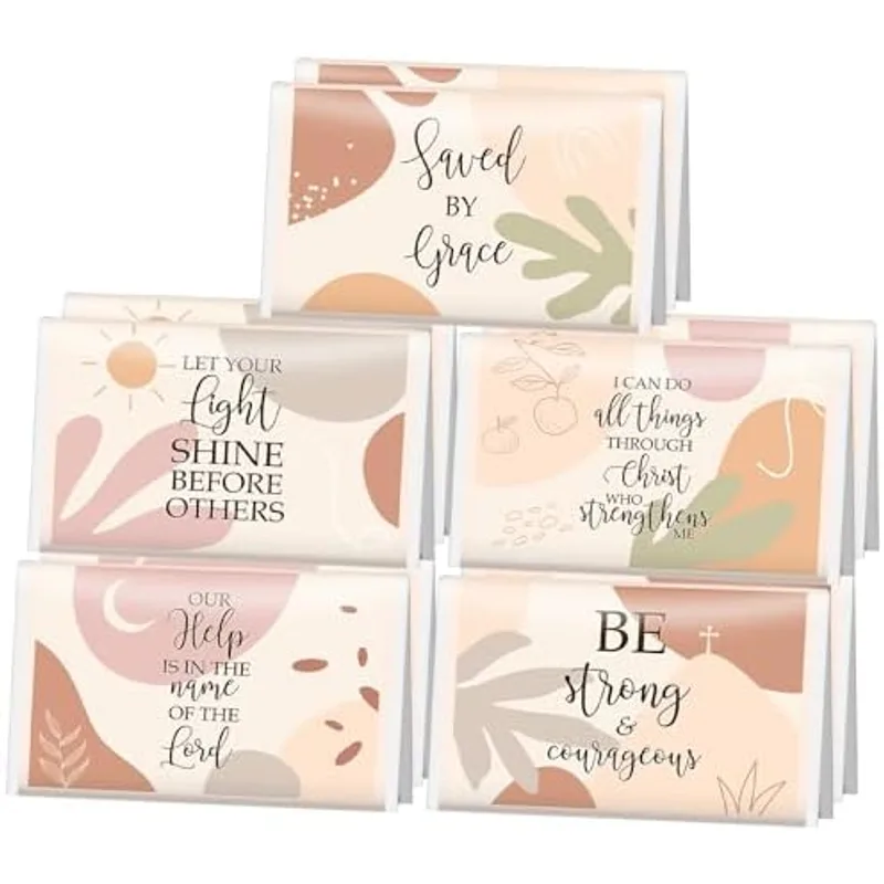 Outus 10 Pack Inspirational Christian Pocket Tissues Travel Size, Slim Pack