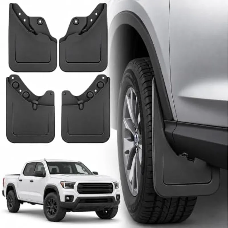 Outus Mud Flaps Compatible with Toyota Tacoma 2024 2025 2026 No Drilling, black