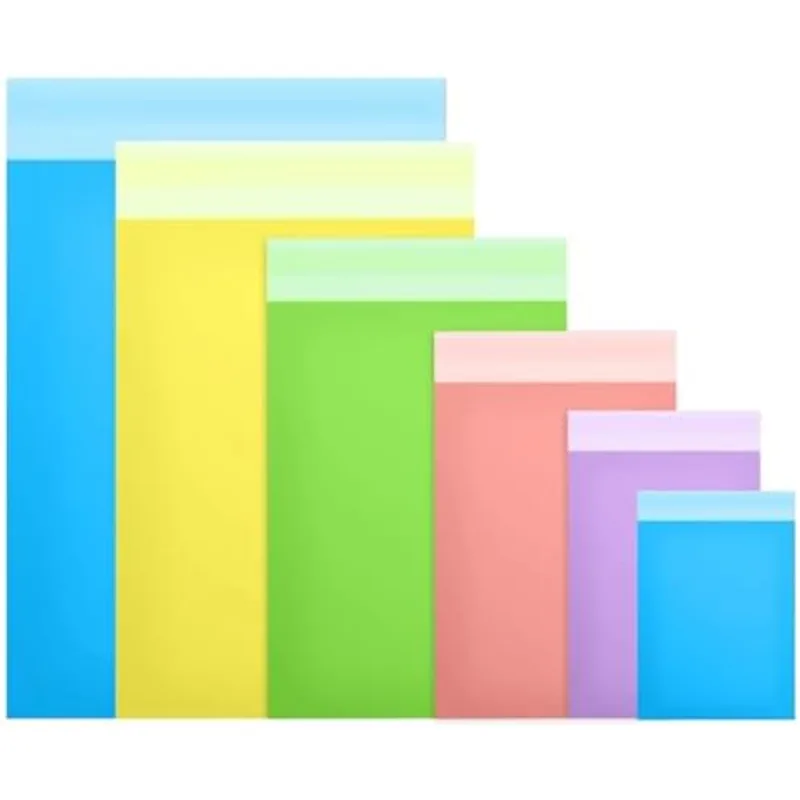 Outus 240 Pcs Poly Mailers Variety Size Pack Shipping Bags, Multicolor