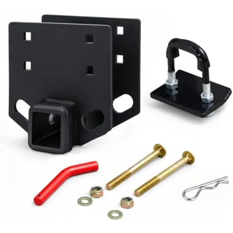 Outus RV Bumper Hitch Receiver Kit for 4"x4" Square Camper Bumper