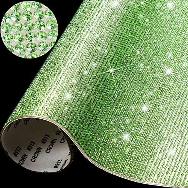 Outus 12000 Pcs Self-Adhesive Rhinestone Sheets Gem,Green