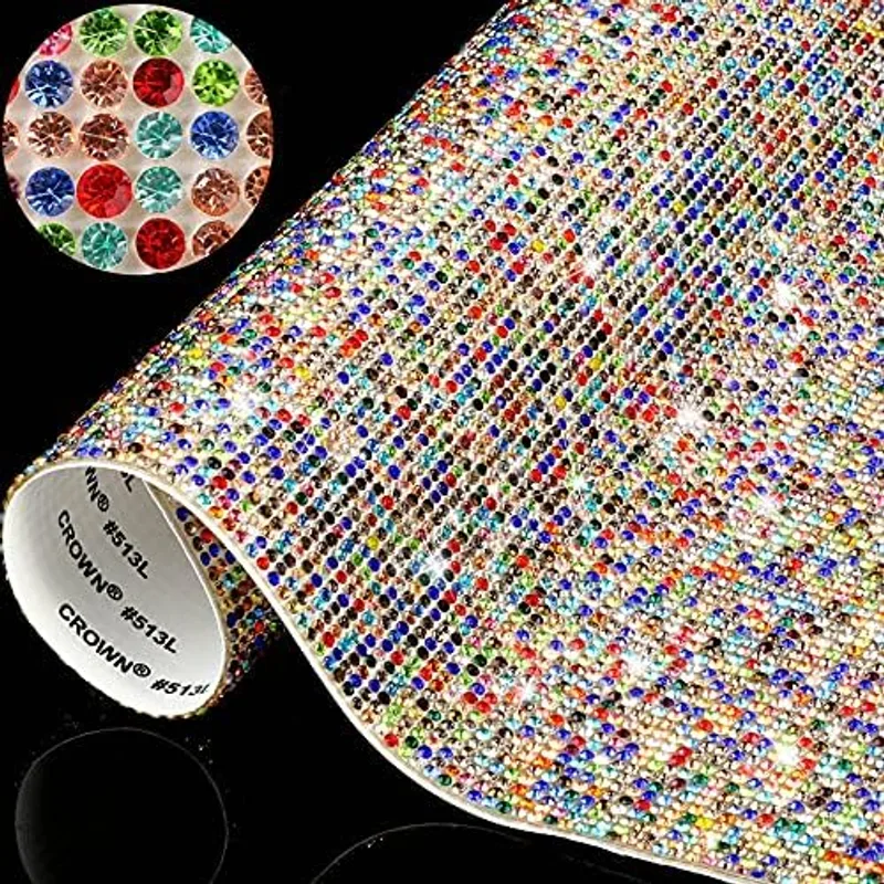 Outus 12000 Pcs Self-Adhesive Rhinestone Sheets Gem,Mixed Color