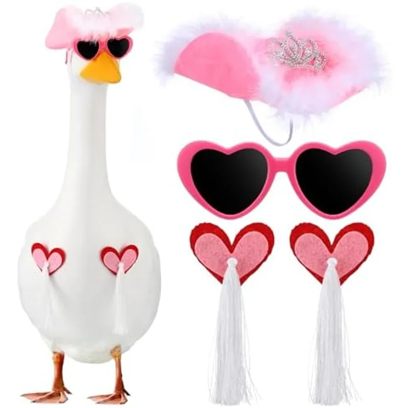 Outus Sexy Cowgirl 23" Halloween Cowboy Porch Goose Outfit for Porch Door