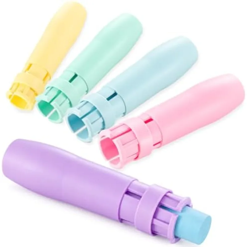 Outus Sidewalk Chalk Holders Jumbo for Kid,Macaron Colors