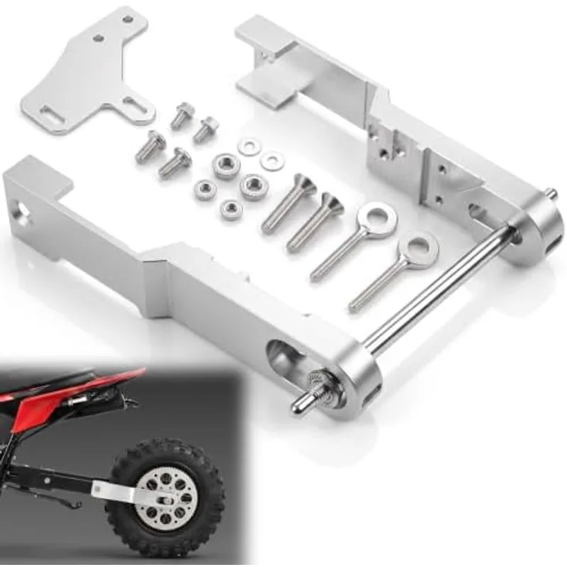 Outus Silver Swingarm Extension Kit for Popular Mini Dirt Bikes