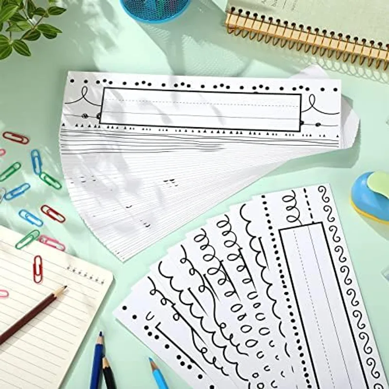 48 Pieces Squiggles and Dots Name Plates Colorful Name Tags with 192 Pieces Glue Point Dots for Kids Kindergarten Preschool Students School Supplies, Squiggles and Dots Style