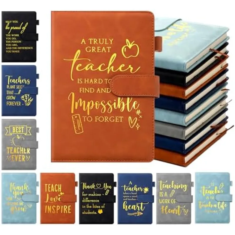Outus Teacher Appreciation Leather Notebook Bulk School Supplies