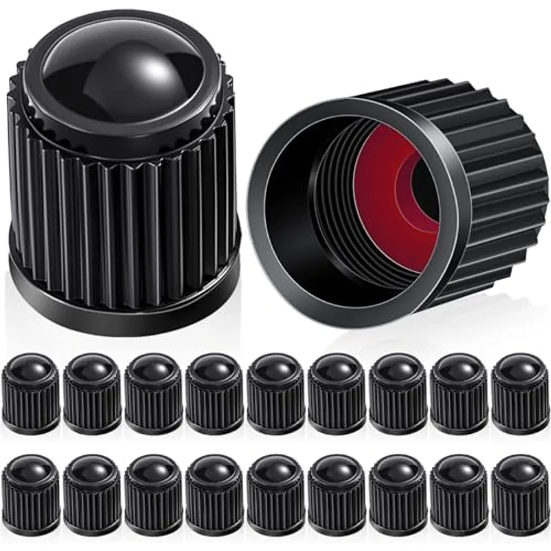 Outus Tire Valve Stem Caps Universal Tire Caps,Black